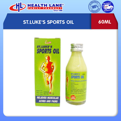ST.LUKE'S SPORTS MINYAK 60ML